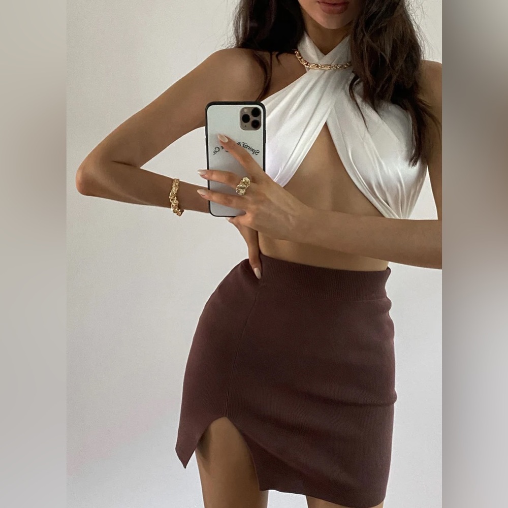 The Lola mini skirt coco
